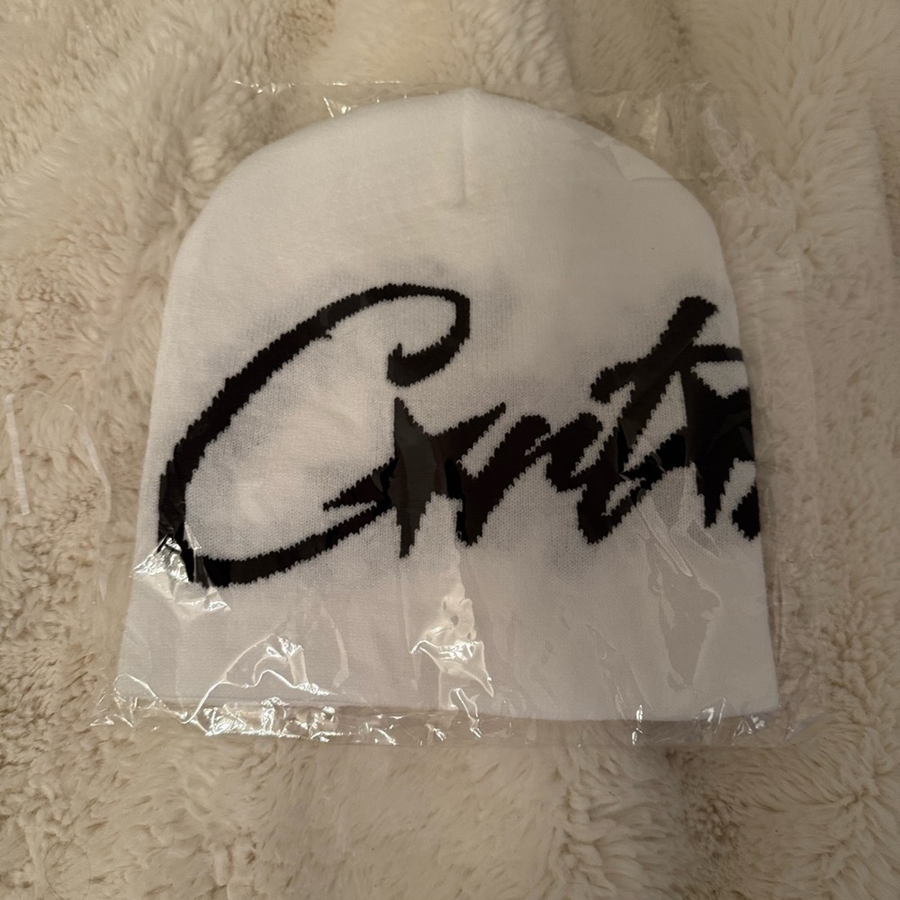 Corteiz White Beanie
